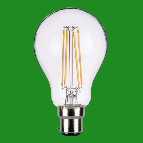 4X 7W (=60W) Klar Led Filament Gls,Bc B22 Bajonett Kappe,2700K,Licht Lampe,Lampe-image