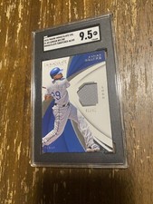 Adrian Beltre HOF Card 2018 Panini Immaculate /49 Jersey Patch Relic SGC 9.5