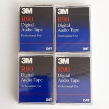 Cassette DAT 90 3M - 4 Nuove Sigillate - 4 Digital Audio Tapes - DIC