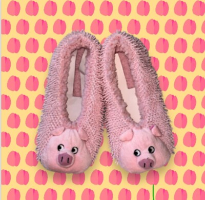 Shoes Piggy Slippers Children's Percy Pig Slippers Sew Heart Felt - Main Image