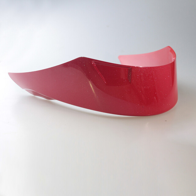 Racing Air Spoiler Diffuser Extension Helmet Optinal Parts for