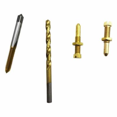 For 1987-2006 Yamaha Banshee Idle Screws & Jamb Nut Drill Bit & Tap Install Kit
