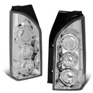 Fit 05 15 Nissan Xterra Pair Chrome Housing Tail Light Rear Brake Parking Lamps Ebay