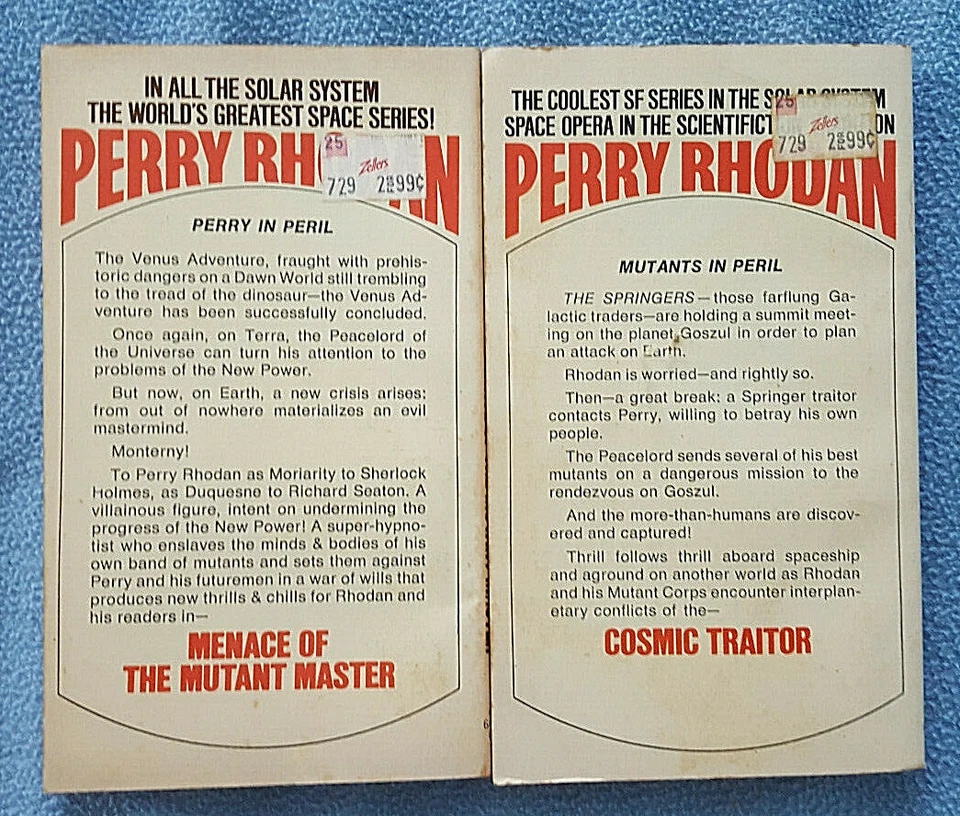 PERRY RHODAN # 18 & #26 (PAPERBACK, 1974, ACE) SCI-FI Science Fiction Foto 2 de 4