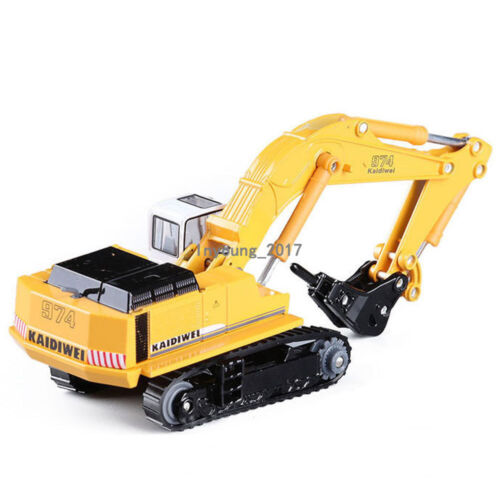 1/87 Scale Drill Excavator Construction Vehicle Diecast Tractor Toys for Kids - Picture 8 of 9
