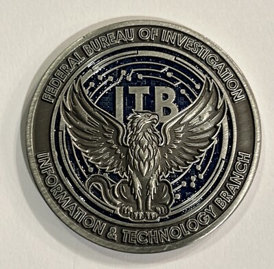 FBI HQ Information & Technology Branch Division Challenge Coin