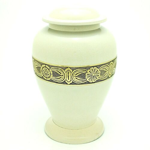 Marble Band Adult Cremation Urn - 第 1/1 張圖片