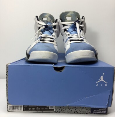 Nike Air Jordan 6 VI Retro University Blue UNC AJ6 Men's Size 11