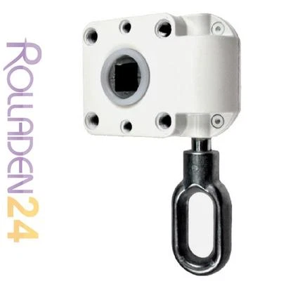 GEIGER Markisengetriebe, Schneckengetriebe 7:1, weiß, grau, blank Kurbelgetriebe