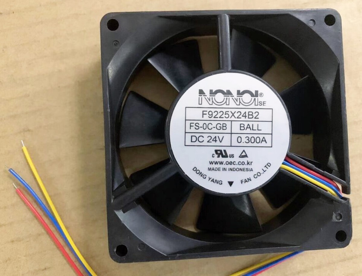 NONOI F9225X24B2 FS-0C-GB BALL Chassis cooling fan DC 24V 0.3A | eBay