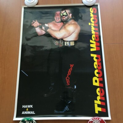 Road Warriors Poster Professional wrestling WWE UWF 63cm x 45cm