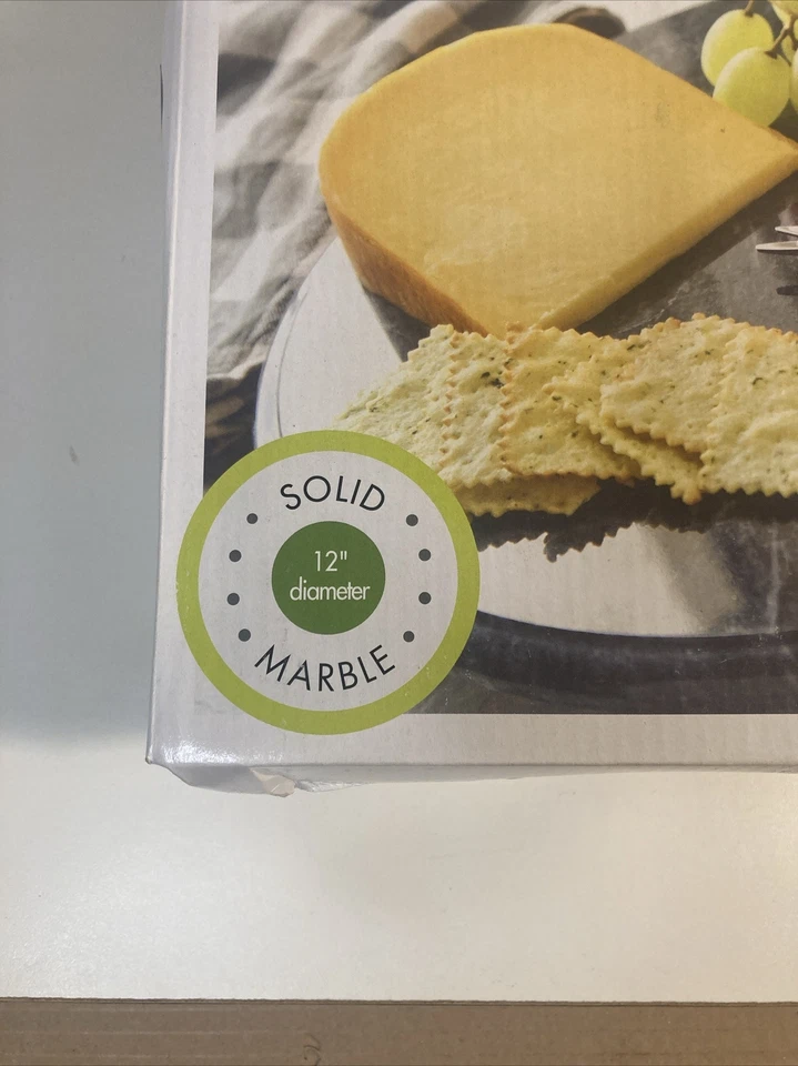 Fox Run 12” Marble Lazy Susan 3838 - Image 4 of 4