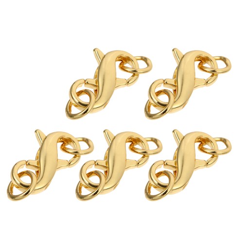 5 Pcs Lobster Clasp Fittings Beads for Jewelry Making Necklace