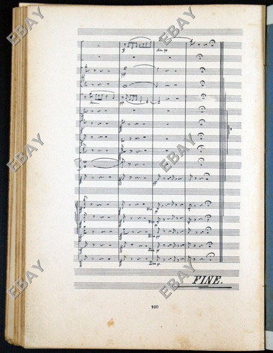 partitura musicale 3°atto film muto CABIRIA capolavoro di Giovanni Pastrone 1914 - Picture 12 of 12