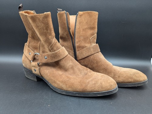 The Rail Men's Leather Boots 58665 - size 44 M (US 10) - Light Brown