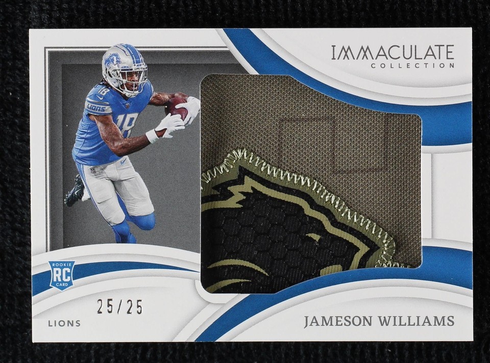 2022 Panini Immaculate Collection Jameson Williams #RL-JWI - 1 of 2