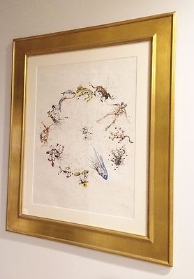 Salvador Dali Twelve Signs of the Zodiac Lithograph Print Limited