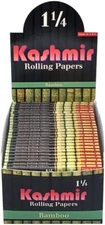 Bamboo Rolling Papers 1.25 11/ 4 Size - 32 Leaves Each 10 Pack Booklets- Kashmir