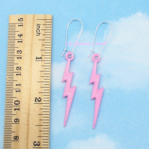 Lightning Earrings Lightning Bolt 08028 Punk Rock Charm Land - Picture 12 of 16