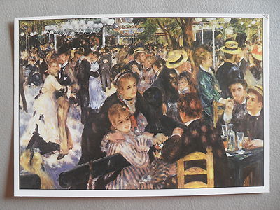 Ansichtskarten / Gemäldemotiv '' LE MOULIN DE LA GALETTE '' von Pierre A.RENOIR