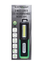 COB LED Magnetic Rechargeable Inspection Work Lamp Torch Light 3 W 160 Lumens