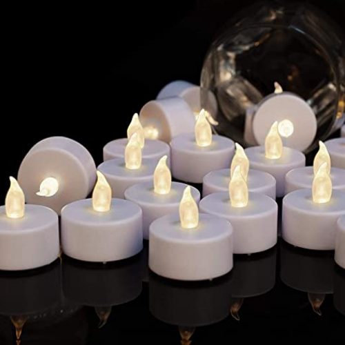 Flameless LED Tea Light Candle Long Lasting Operated Candle Decoration