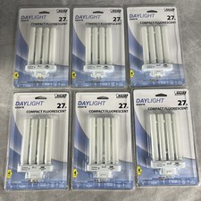 FEIT Electric 27 Watt 1 CFL 10,000 Hours Simulates Day Light 6500K Box Of 6