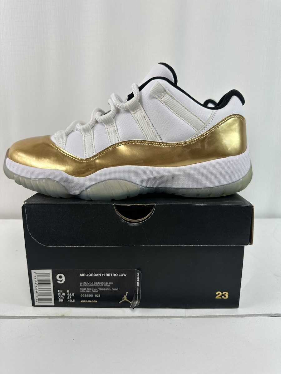 Air Jordan 11 Low ホワイト/ゴールド　クロージングセレモニー AIR JORDAN 11 XI RETRO LOW CLOSING CEREMONY | eBay