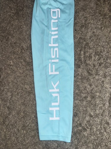Men's HUK Vented Pursuit Aqua Blue Long Sleeve Shirt Size Medium MSRP: $40.00 - Picture 5 of 9