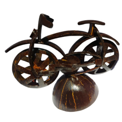 Coconut Shell Bicycle Handcrafted Home & Office Table Decoration New ...