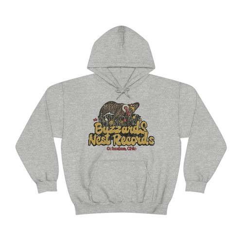 Sudadera con capucha vintage para hombre Buzzard’s Nest Records 1976 - Imagen 53 de 53
