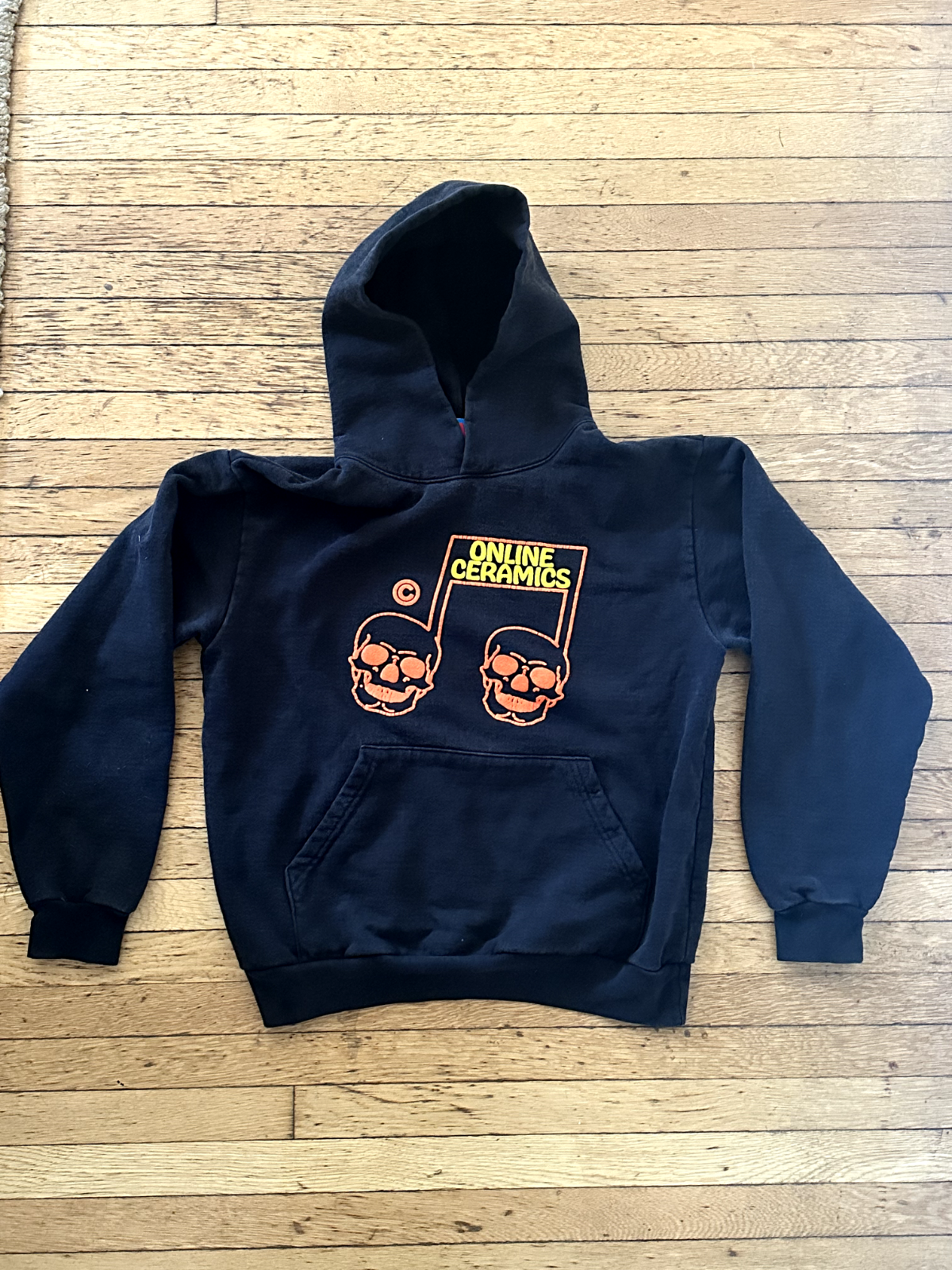 Online Ceramics Sweet Sound of Death Skull Hoodie in Medium-image