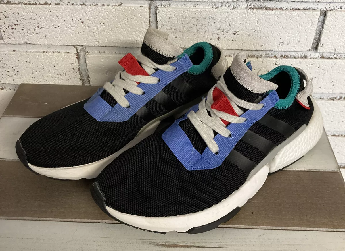 Adidas POD S3.1 Sneakers Core Black Solar Red Men s Size 7 Women s