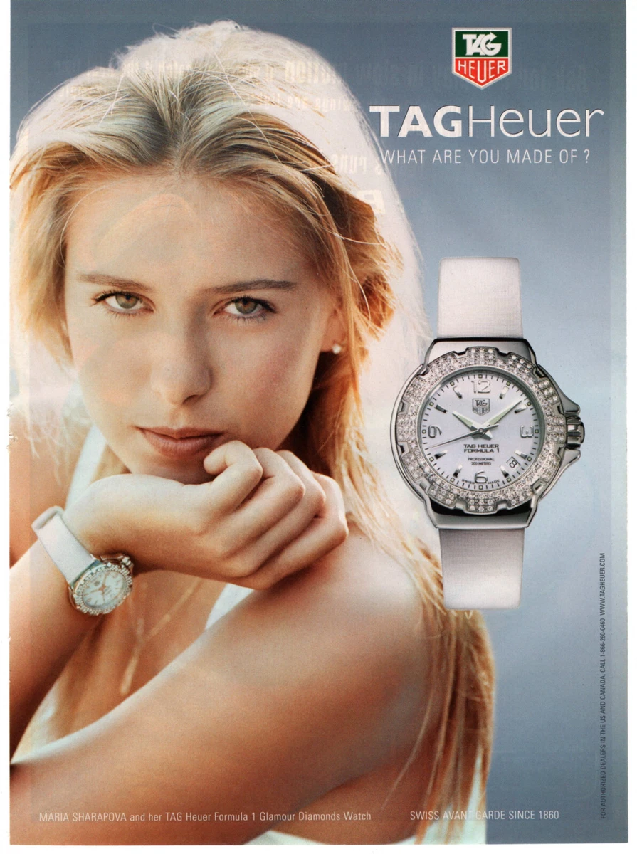 Tag Heuer vintage watches Print Ad !!! TENNIS