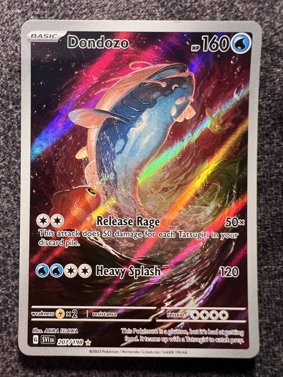 ❤○❤○❤○❤ Dondozo 207/198 Illustration Rare Holo Pokemon Card NM | eBay