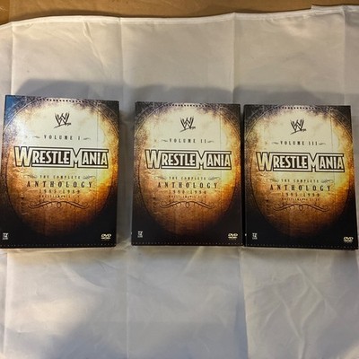 WWE WrestleMania Complete Anthology Vol I II III 1985-1989 1990