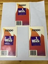 Zippo Lighter Replacement Wicks Set of 3 Original