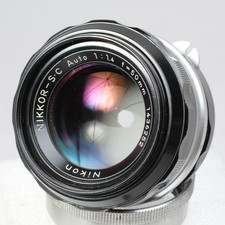 NIKON NIKKOR-SC 50MM F/1.4 NON AI WITH CAPS CLEAN GLASS