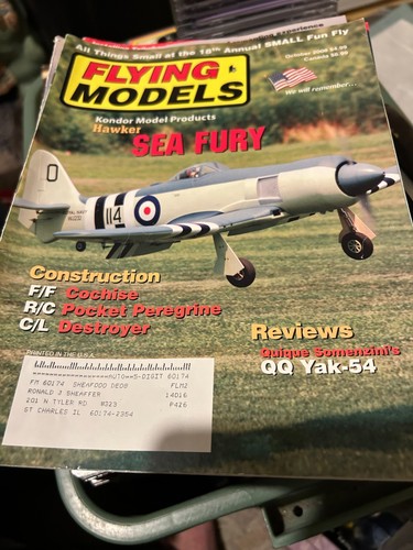 Vintage United States Fighter Aircraft Model Radio Gliders Sailplanes Airpower - 第 40/52 張圖片