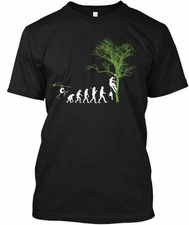 Arborist Evolution T-Shirt Made in the USA Size S to 5XL