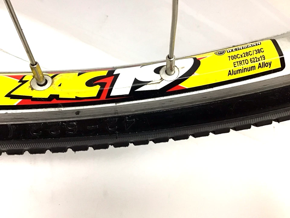 Bicicleta delantera Weinmann Zac19 700c rueda de aleación QR 40C neumático grava bicicleta híbrida #Z1 Foto 4 de 4