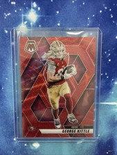 2025 Panini Mosiac George Kittle No.46 Red Wave /27
