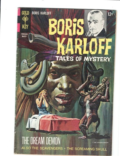 .1967 Boris Karloff Tales Of Mystery #21 March 1968. Rocco's Vintage Toy Chest