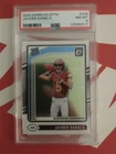 2024 Panini Donruss Optic Rated Rookie Jayden Daniels #248 PSA 8