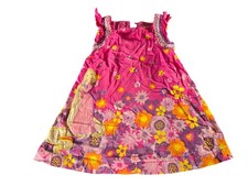 Girls Pink Dress With Flowers 4