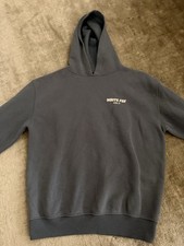 White Fox Vol.3 Women's Pullover Hoodie Size S/M Ocean Blue