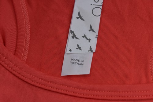 Oiselle Essential Bird Racerback Tank Alpenglow Womens Size 4 Feather Arrow NWT - Picture 8 of 14