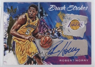 2022-23 Panini Court Kings Brush Strokes 54/75 Robert Horry #BR-RHL Auto 1i9m