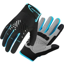 Men Full Finger Cycling Gloves with Anti-Slip Gel Pad Breathable MTB Bike Gloves