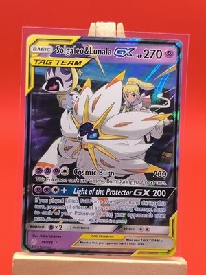 Solgaleo & Lunala GX TAG TEAM 75/236 Cosmic Eclipse Ultra Rare
